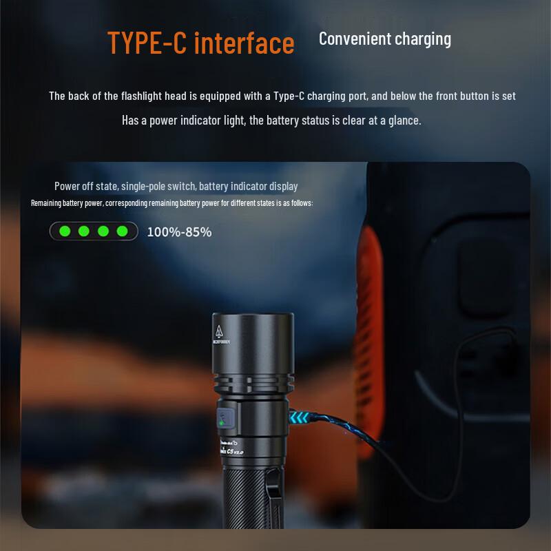 Перезаряжаемый фонарь Fenix C5 V2.0