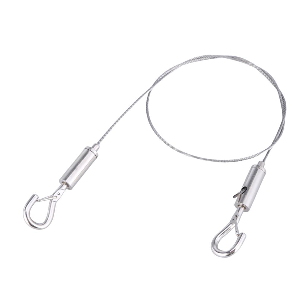 Регулируемая система тросов из нержавеющей стали, простая в установке подвеска из проволочного троса для надежной фиксации белья и подвешивания картин