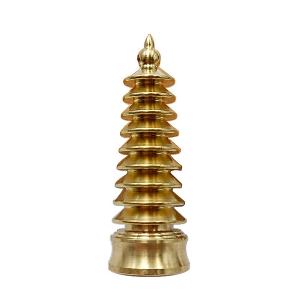 Craft Handcraft Tower Model Statue Pagoda Tower Figurines Wenchang Tower Desktop Ornaments
