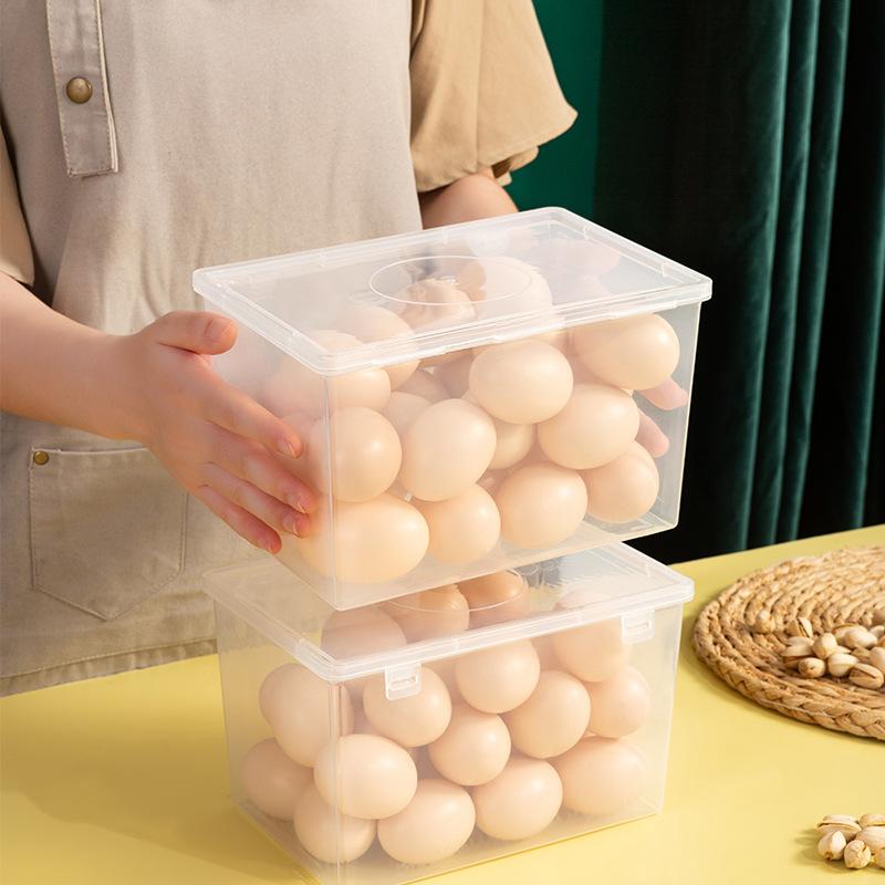Plastic Bread Container Home Storage Box Kitchen Dispenser Baking Cake Containers Airtight Boxes Refrigerator Clear Organizer