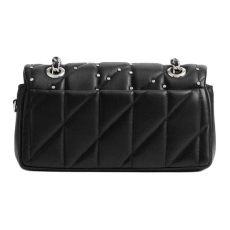 COACH Tabby Sheepskin Crossbody Bags Women's Black CY813-LHBLK
