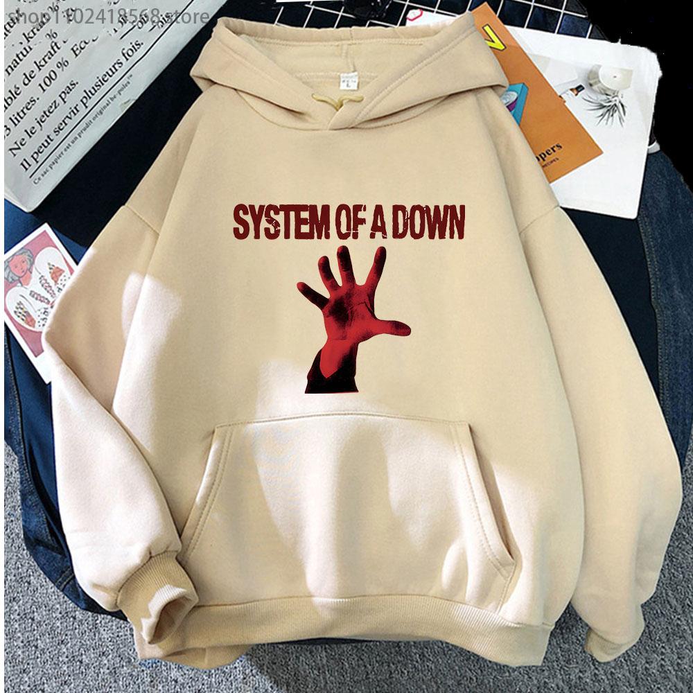 Толстовки с капюшоном System of A Down Band, толстовки в готическом стиле, рок-музыка, уличная одежда, модное женское пальто, спортивный костюм, мужская одежда унисекс Y2k