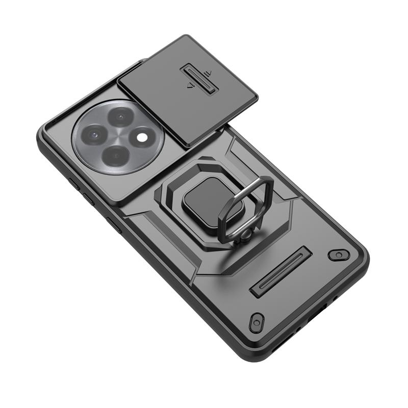 For Oneplus 13R Ace 5 Pro Case Shockproof Armor Slide Camera Funda For One Plus 1+ Ace5 Oneplus13R Magnetic Holder Ring Cover