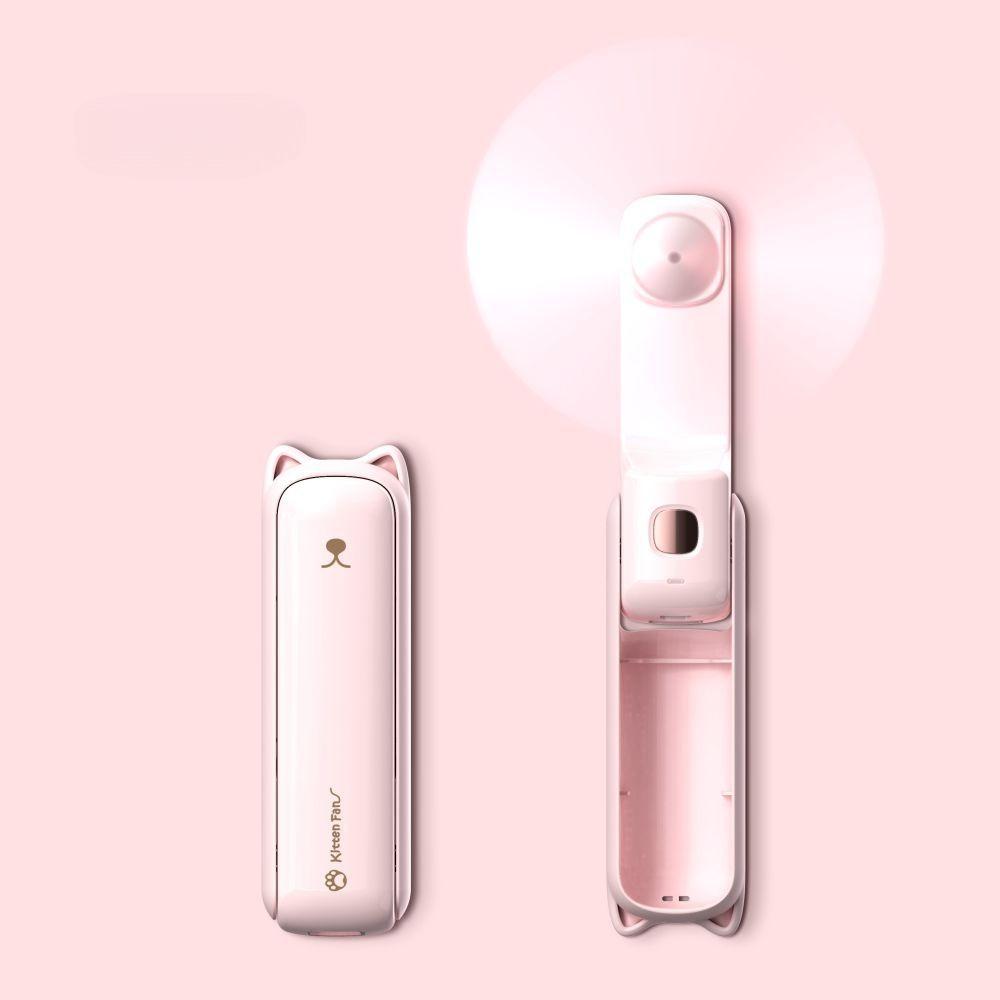 Портативный мини-вентилятор для рук, маленький карманный вентилятор, USB-аккумулятор, складные охлаждающие вентиляторы, 2000 мАч, ручной USB-вентилятор