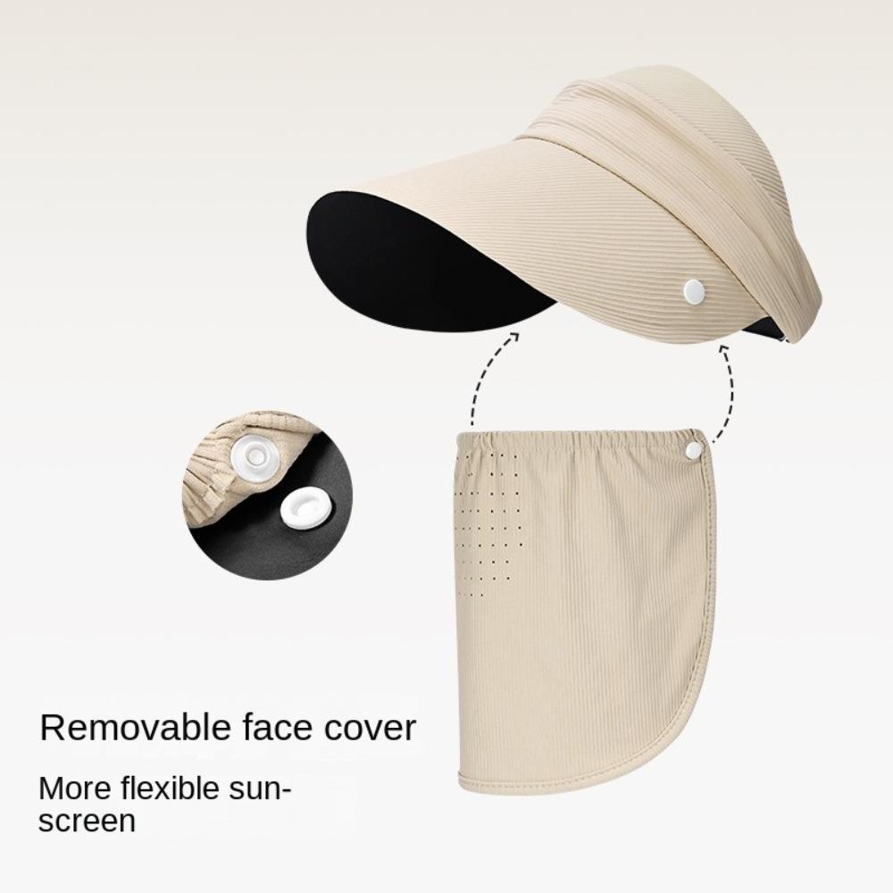 UV Protection Sun Visor Hats Empty Top Sun Hat Outdoor Baseball Cap Summer