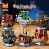 Конструктор Enlighten Blocks Пиратский корабль Развивающая игрушка для детей