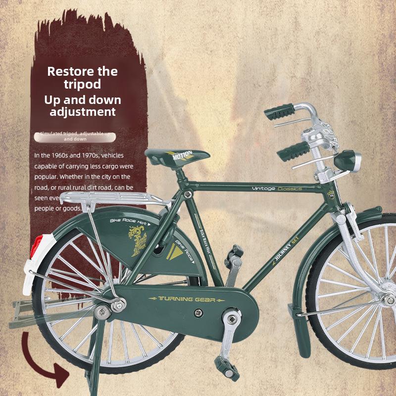 28" Классический Легкосплавный Велосипед Модель Ретро 1:10-масштабный декоративный орнамент
