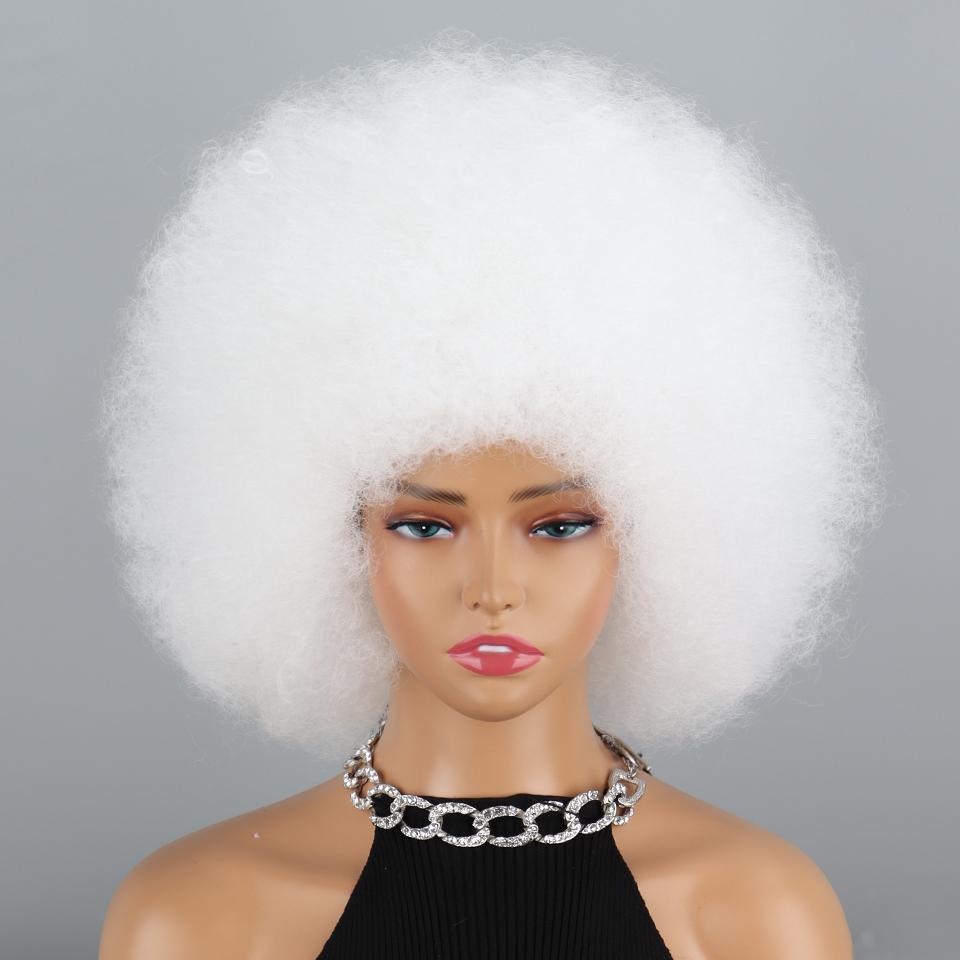 MISSQUEEN Радужный вьющийся афро парик для детей и женщин, синтетическое волокно, вьющийся афро парик, косплей, повседневная одежда, странный вьющийся парик