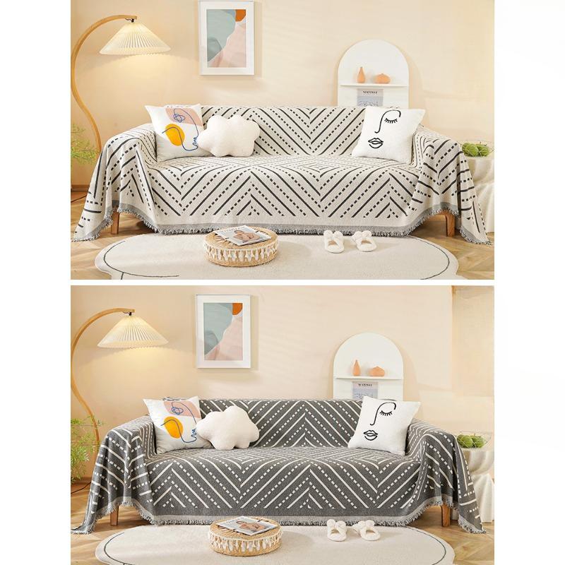 Светлый роскошный чехол для дивана из синели, универсальный тканевый чехол на четыре сезона, простой, современный, универсальный, универсальный чехол для дивана, высококачественный чехол, полотенце