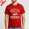 Harmonica Music Quote Design Unisex Cotton TShirt Casual Summer Beach Wear For Men And Women With Fun Humor Statement