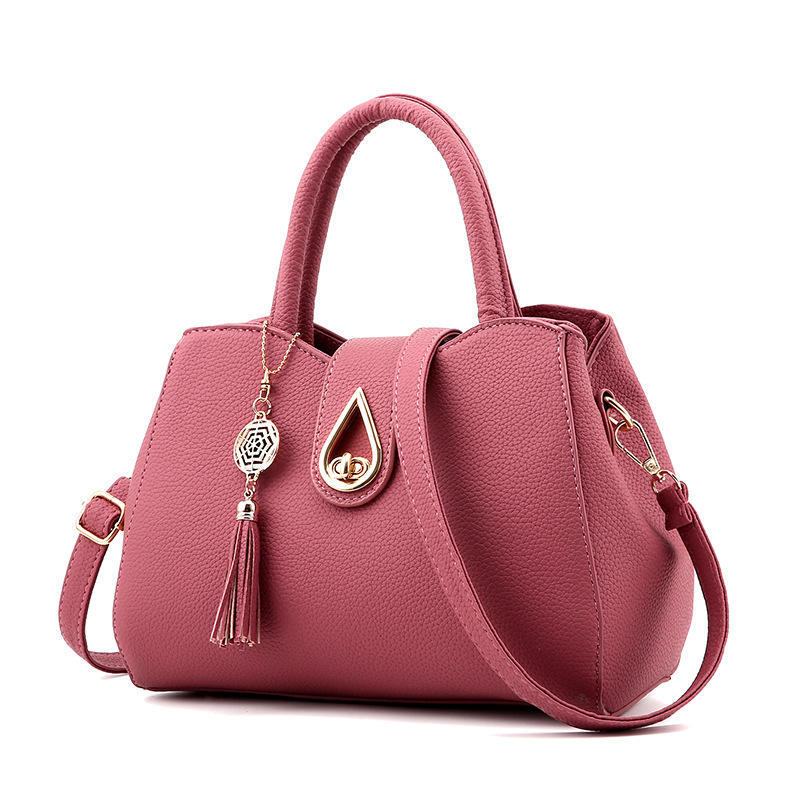 Women Leather Handbag Top-Handle Satchel Totes Bag CLE