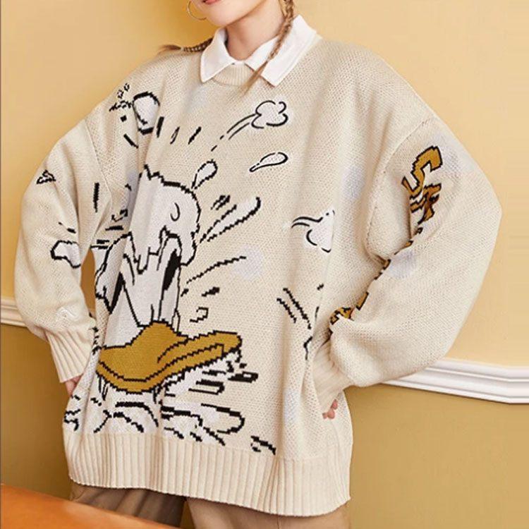 Свитшот Li Ning x Disney Унисекс Белый лебедь AMBR018-4