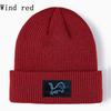 Couple Winter Warm Elastic Wool Hat Team Hat Striped Knitted Hat Personality Street Hip Hop Hat A