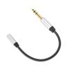 6.5 Male to 3.5 Female Spring o Cable Алюминиевый сплав AUX3.5mm Наушники Удлинитель 3.5