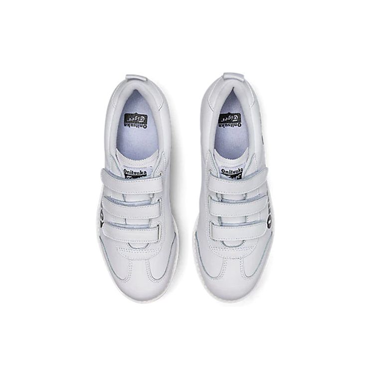 ONITSUKA TIGER Белые черные женские кроссовки Mexico Delegation Chunk 1182A207-113