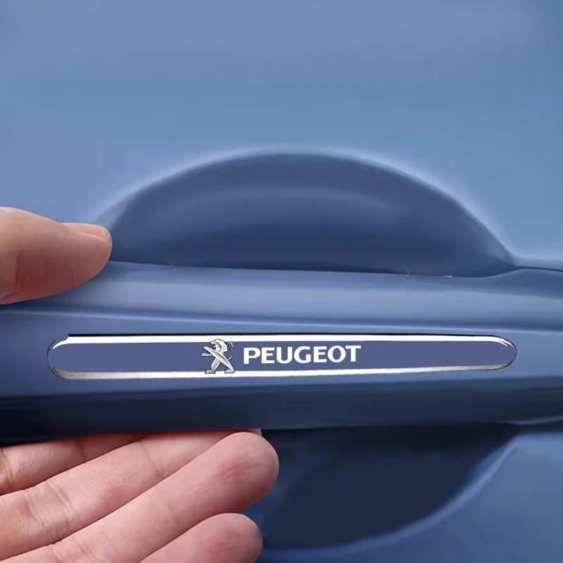 For Peugeot Car Door Transparent Strip Rearview Mirror Anti-Collision Protection Strip For Peugeot 206 207 307 3008 2008 308 407
