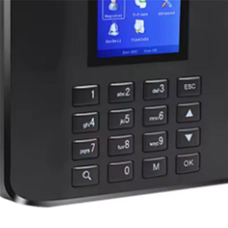 B68A Biometric Fingerprint Time Clock USB Attendance Machine For Employees Exit Data Recorder (US) In Electrical Inspection