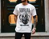 Футболка Курт Кобейн Frightwig Как Носил Nirvana Ретро Футболка Унисекс Взрослый Новая Унисекс Футболка