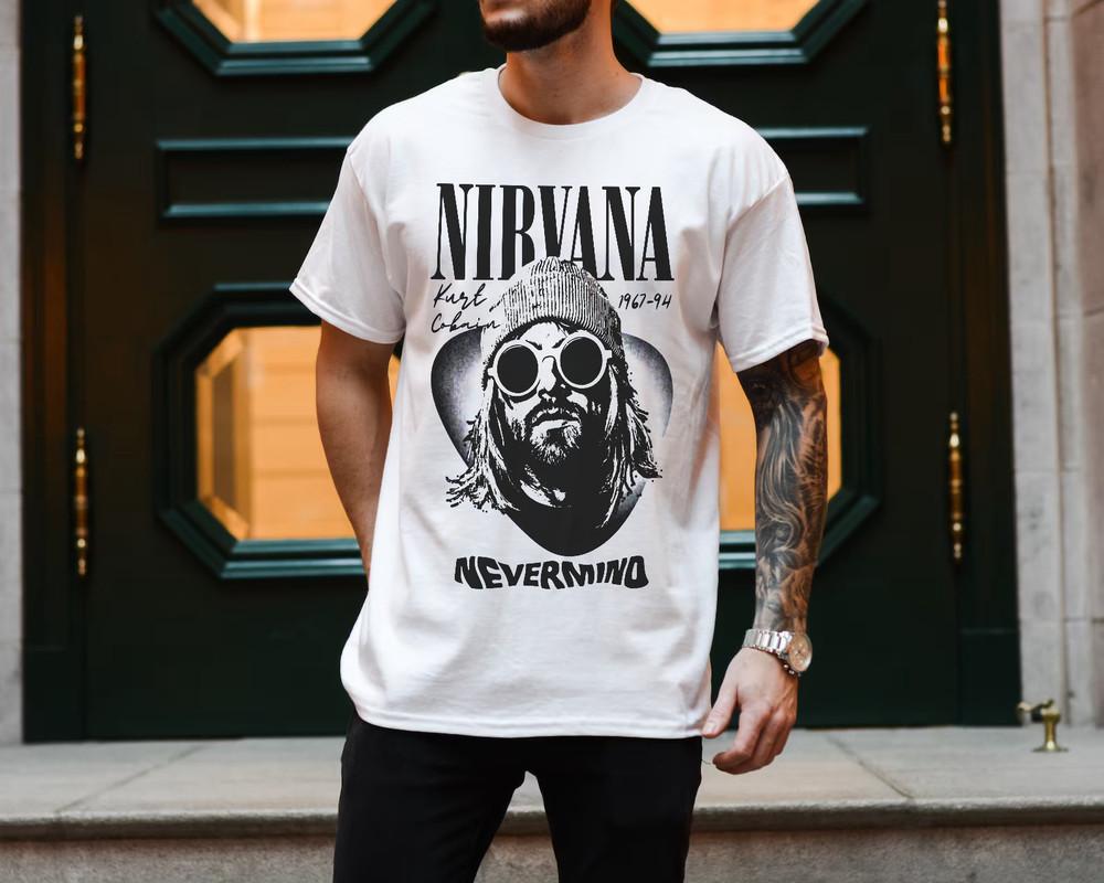 Футболка Курт Кобейн Frightwig Как Носил Nirvana Ретро Футболка Унисекс Взрослый Новая Унисекс Футболка