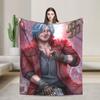 Dante Devil May Cry Bootleg Blanket Velvet Printed   Multifunction Warm Throw Blanket for Home Outdoor Plush Thin Quilt
