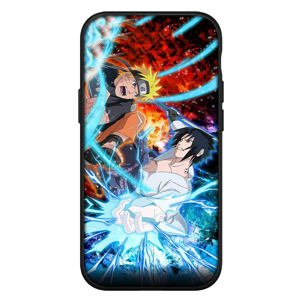 Чехол для iPhone 16 15 Xiaomi Redmi Note 14 13 12 11 Pro Max X 8 16e Samsung Galaxy S25 S24 S23 Moto OPPO Huawei Аниме Наруто Учиха Саске Чехол для телефона