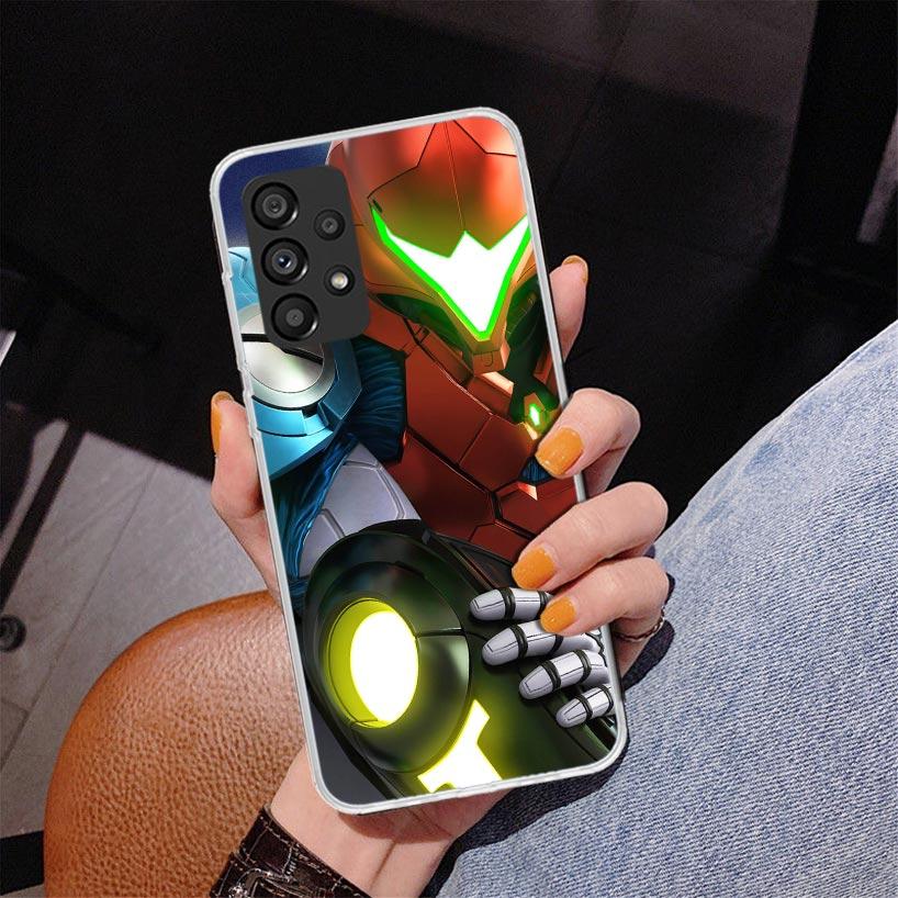 Игровой чехол M-Metroids для Samsung Galaxy A52 A32 A22 A12 A51 A31 A50S A30S A20S A10S Note 20 Ultra 10 Plus S10 A72 A71 Gala