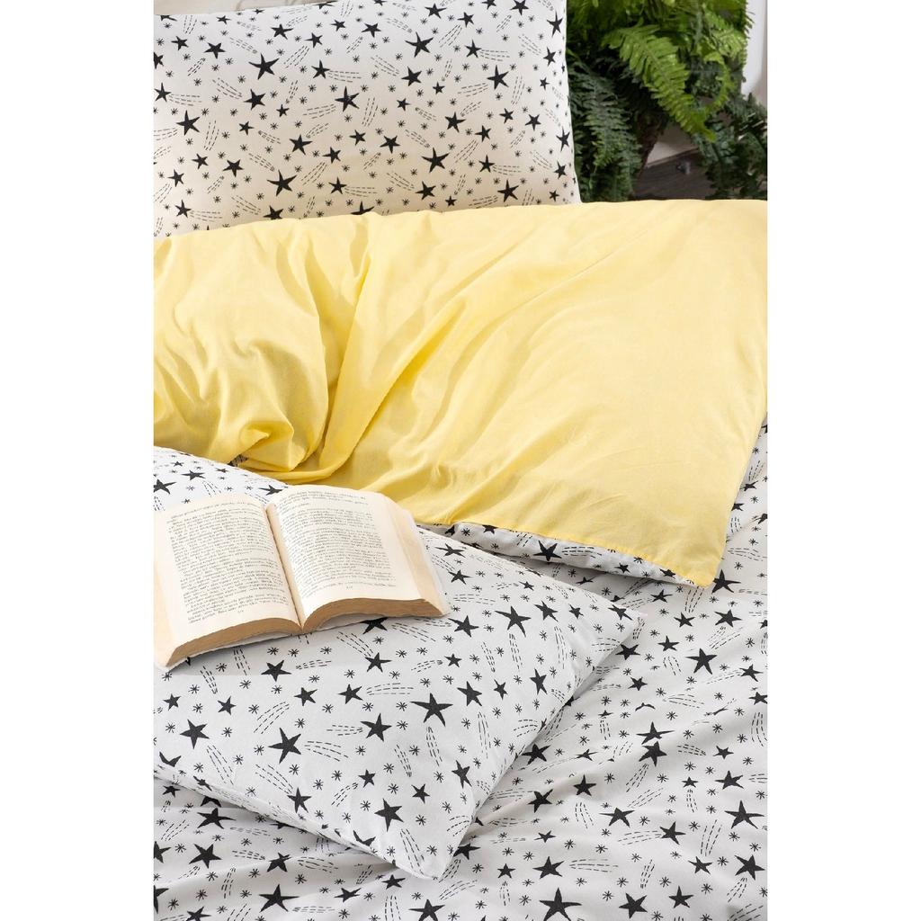Tiles Single Patterned Duvet Cover Set, Elastic Sheet And 1 Pillowcase