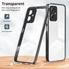 For Motorola Moto G54 5G Cell Phone Case TPU+PC Lens Protection Clear Back Cover
