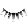 Big Devil Natural Black False Eyelashes, Thick & Photogenic with Hard Stem for Double Eyelids