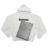Б/у Худи BALENCIAGA белое мужское