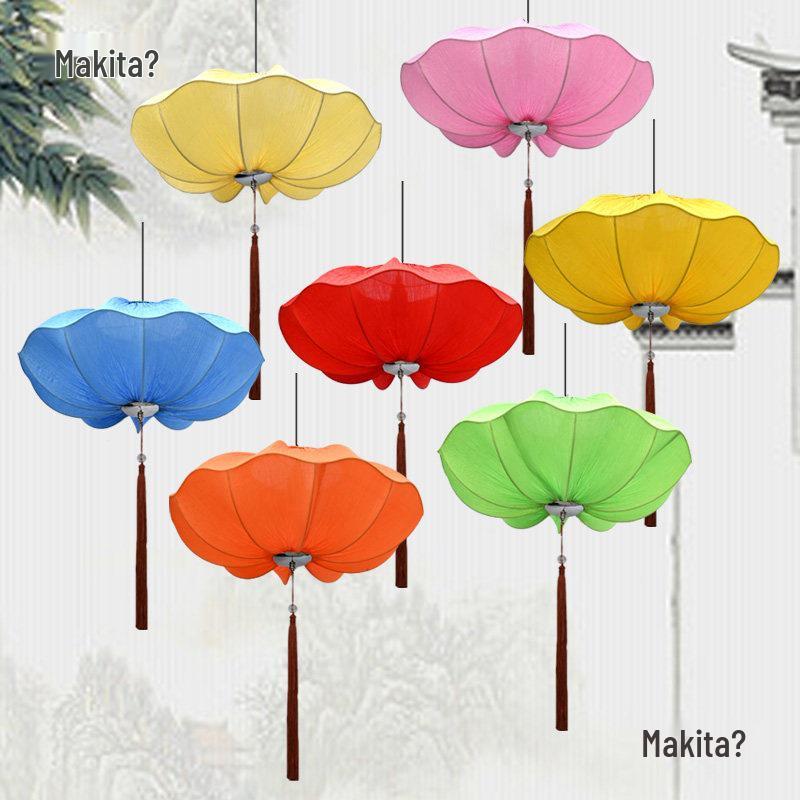 Chinese Lotus Leaf Pendant Lamp - Restaurant, Hotel, Commercial Scene & Street Lantern Hanging Decoration