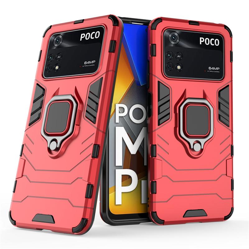 Для чехла Xiaomi Poco M4 Pro 4G Чехол Для Poco M4 Pro 4G Capa Противоударный Держатель Магнитная Обложка Для Poco X3 M3 F3 X4 Pro 5G Fundas