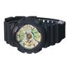 Casio G-Shock Аналоговые цифровые кварцевые часы с золотым циферблатом и полимерным ремешком GA-110CD-1A9 200M Мужские часы