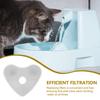 4Pcs Cat Water Fountain Filters Unique Heart Shape Activated Carbon Coconut Shell Effective Filtration Replacement for Pet