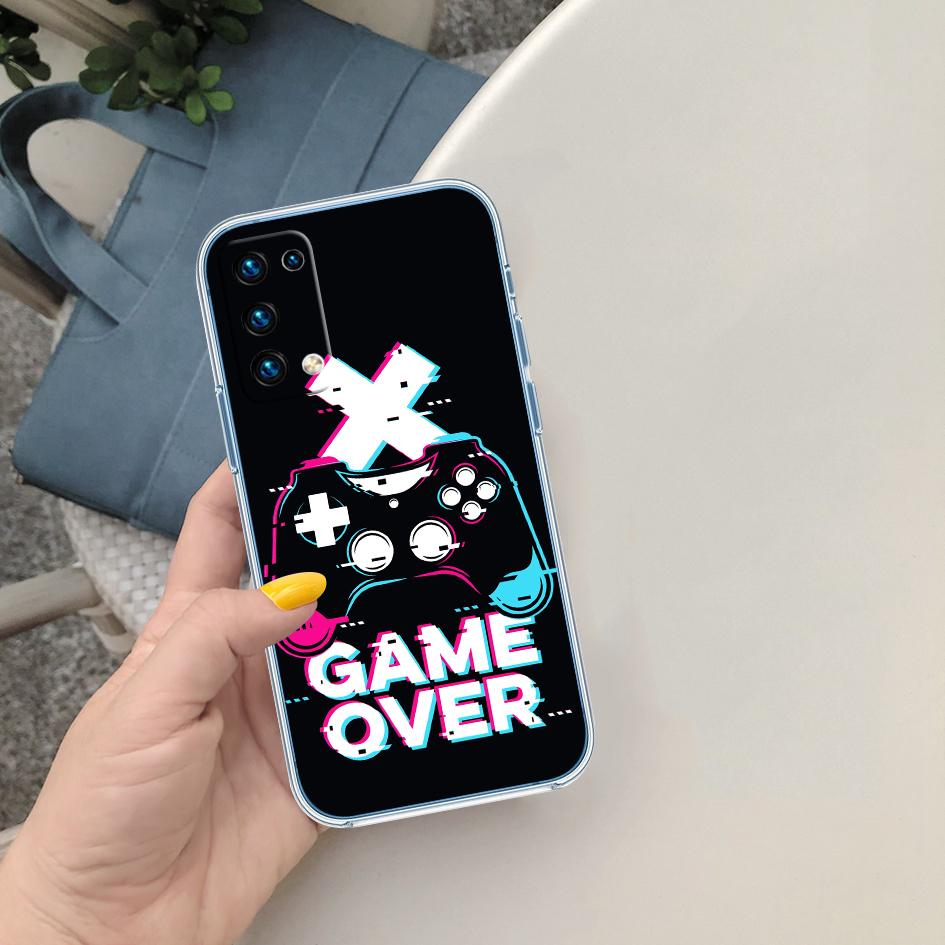 PP37 Game Over Soft Shell Transparent Phone Case for Motorola Moto Edge 20 30 40 50 S30 Fusion Ultra Pro Neo Lite + G200 G23