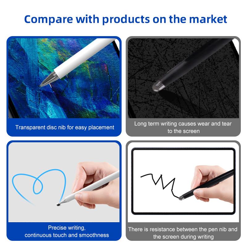Passive Drawing Handwriting Smart Pencil Touch Pen Digital Stylus Pen With Soft Touch for Ipad