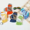 Matching Cotton Anti-slip Children Short Tube Socks Split Toe Socks Five-Finger Socks Kids Hosiery