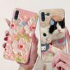 Чехол для телефона Samsung Galaxy A11 M11 Samsung A11 M11 A115F M115F Элегантный Цветочный Кот Раскрашенный Мягкий Силикон Прозрачный ТПУ Чехлы