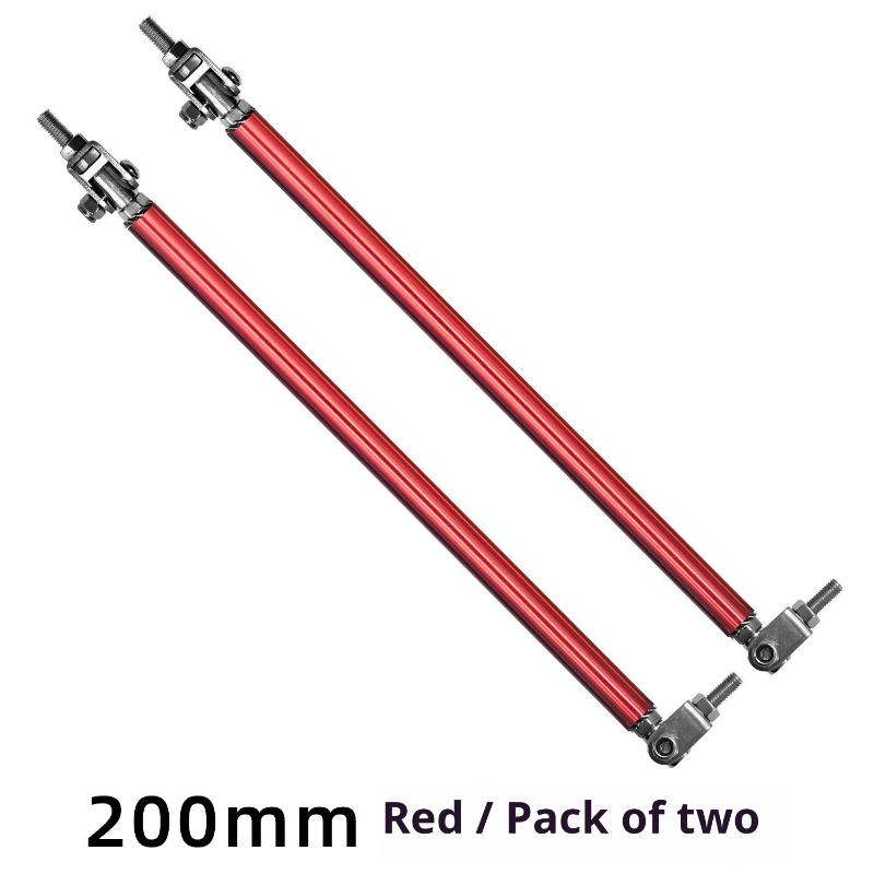 2X Универсальный Гоночный Регулируемый Передний Задний Сплиттер Губы Бампера Комплект Опорных Штанг Гоночный 75мм/100мм/150мм/200мм Стайлинг Авто Тюнинг