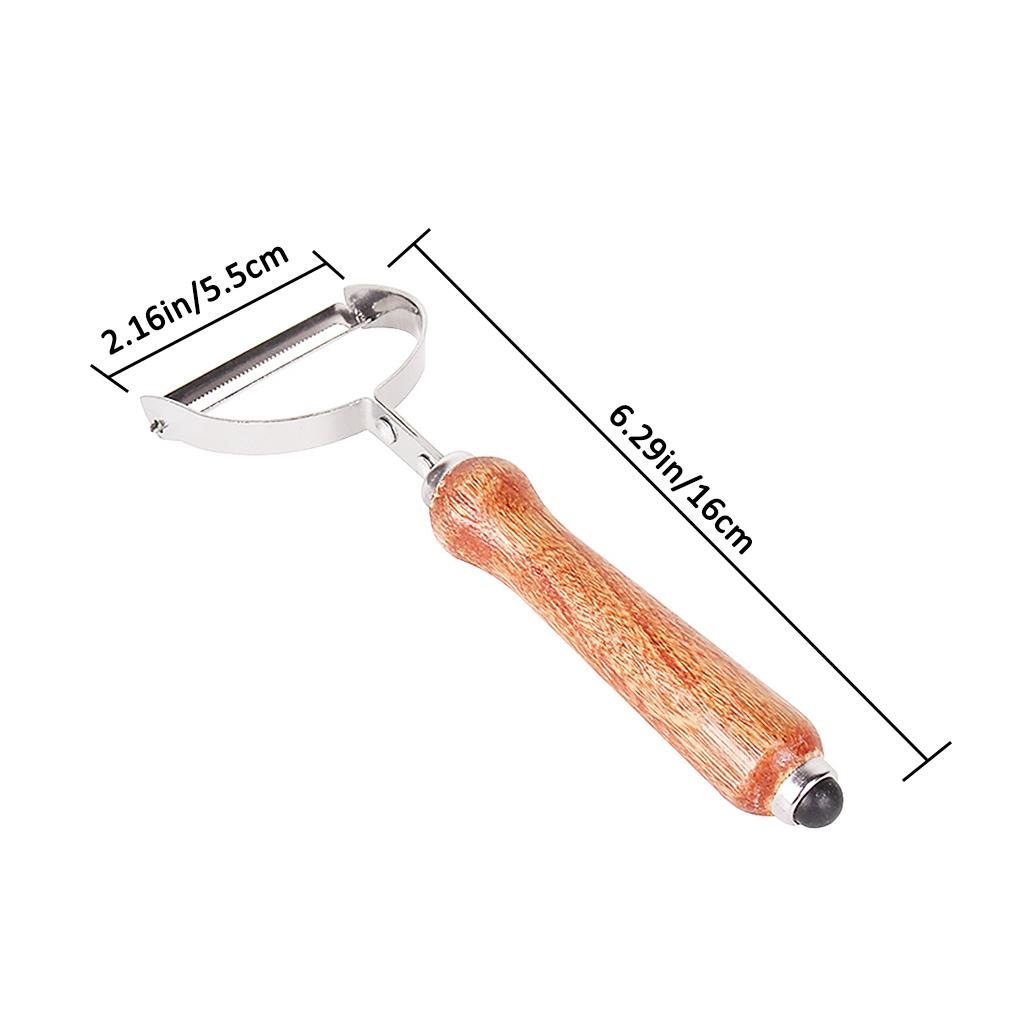 Портативный нержавеющий кухонный инструмент для удаления кожуры картофеля огурца моркови