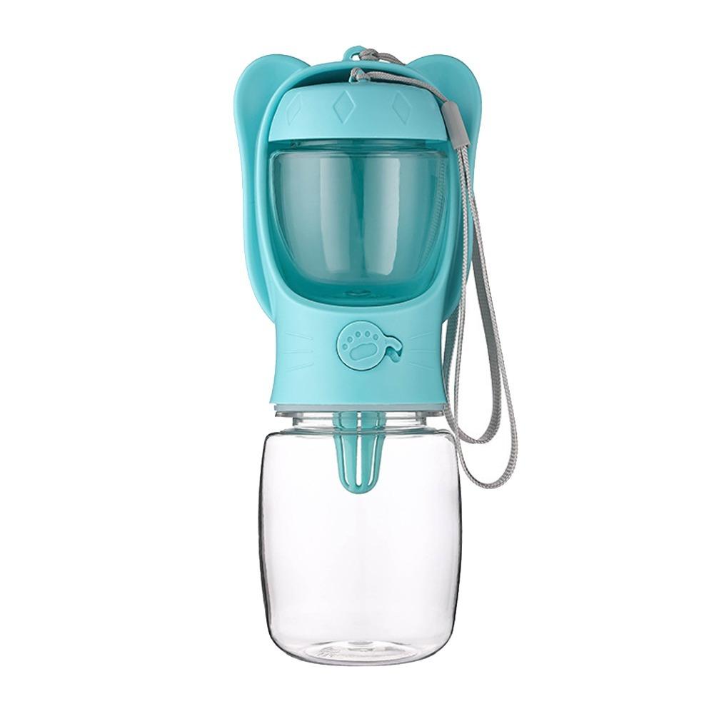 Lightweight Dog Travel Water Bottle Dual Storage Walking Pet Drink Cup Small Medium Pets