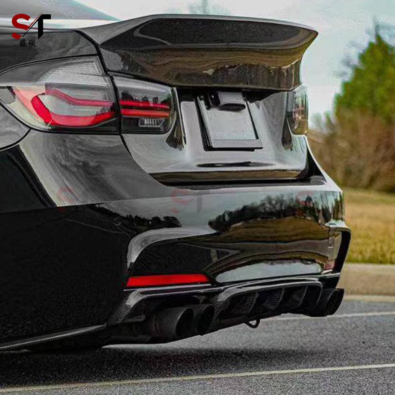 Задний диффузор MP Style для BMW 3 серии F30/F35 с четырьмя выхлопными отверстиями