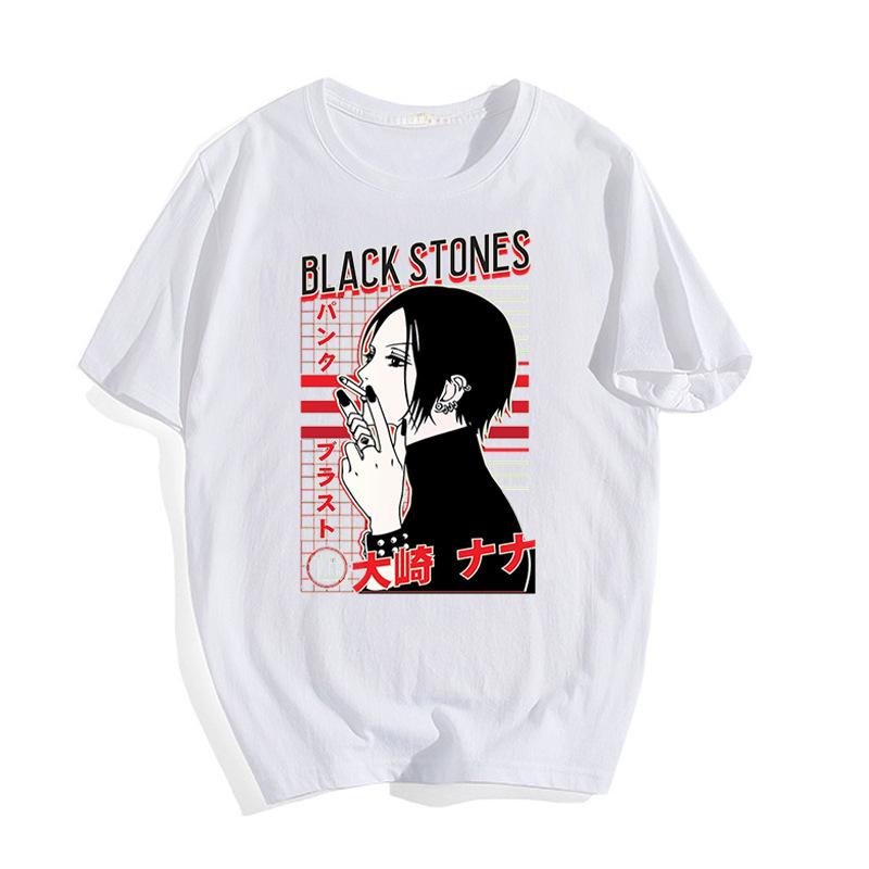 Osaki Nana Classic Japanese Anime Retro Rock Style Anime T-Shirt Cotton Graphic Tee Unisex Unisex Summer Streetwear