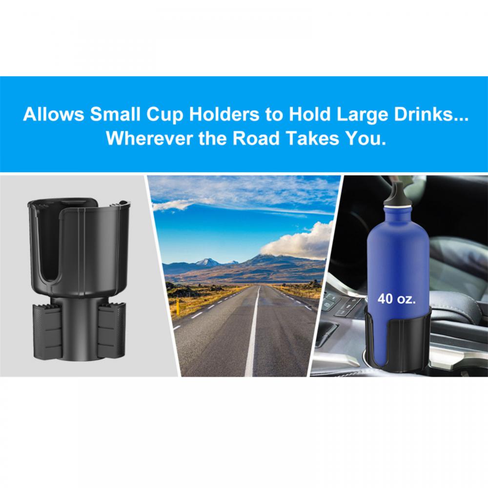 Автоматический адаптер-расширитель для подстаканника с регулируемым основанием, совместимый с 14/24/36 унциями Ramblers, Hydro Flasks 32/40 унций