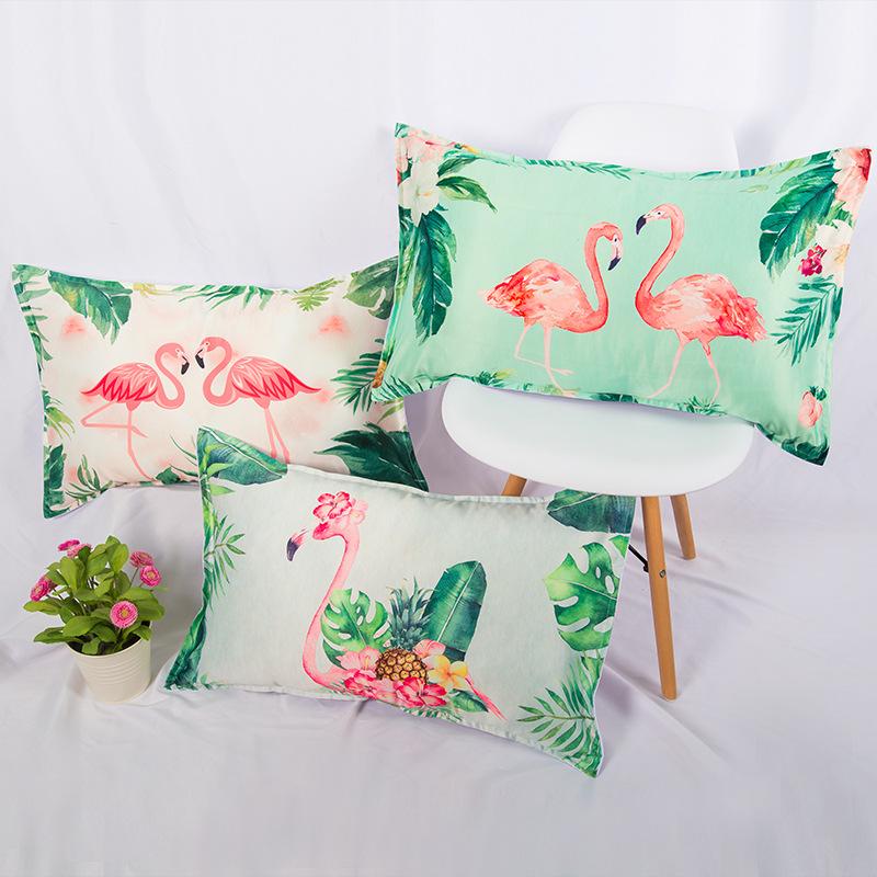 Simulated Silk Satin Velvet Pillowcase Pillowcase Cute Cartoon Student Children Pillowcase Modern Simple Plain Pillowcase