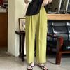 Japanese Elasticated High-waisted Loose Casual Granny Pants Women Summer Versatile Casual Cropped Pants