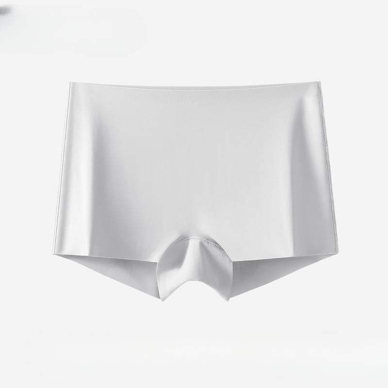 Защитные трусики, женское нижнее белье, антибликовые бесшовные трусики из ледяного шелка, летние трусики