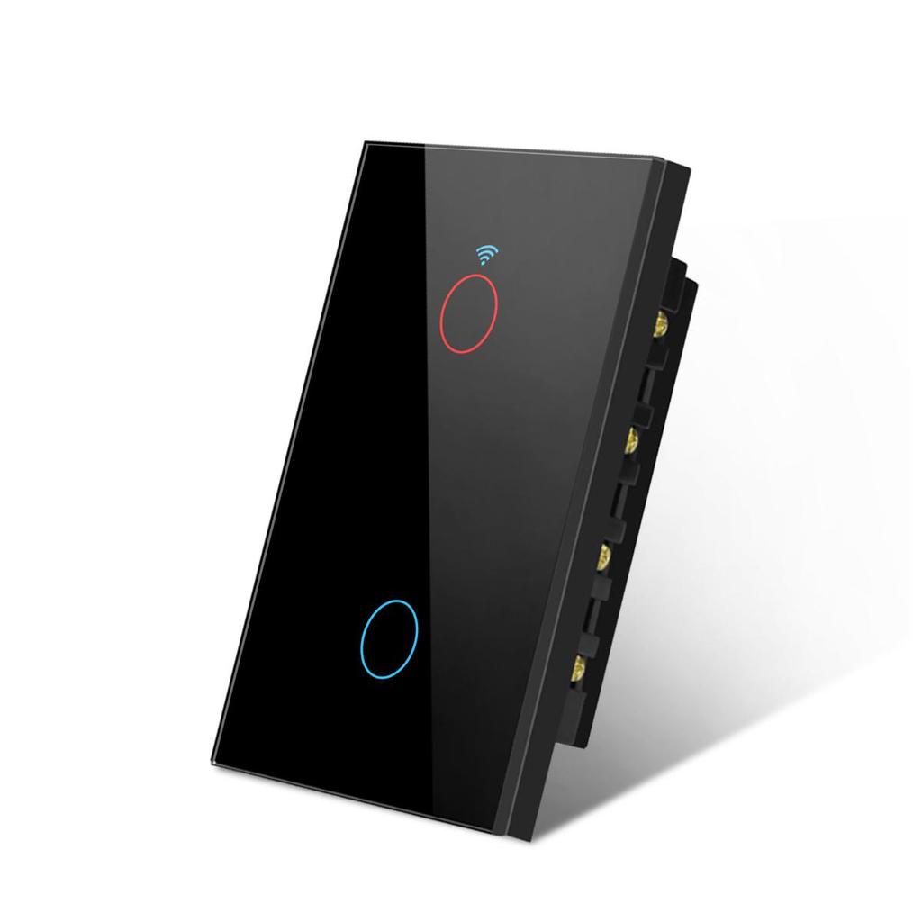 1/2/3 Gang Smart Touch Sensor Switch US Standard LED Light Switch LED Lamp Touch Switch 100V-240V Neutral Wire Required WIFI Wall Switch KTY