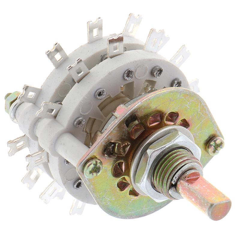 2P11T 2-полюсный 11-позиционный двухъярусный поворотный переключатель каналов