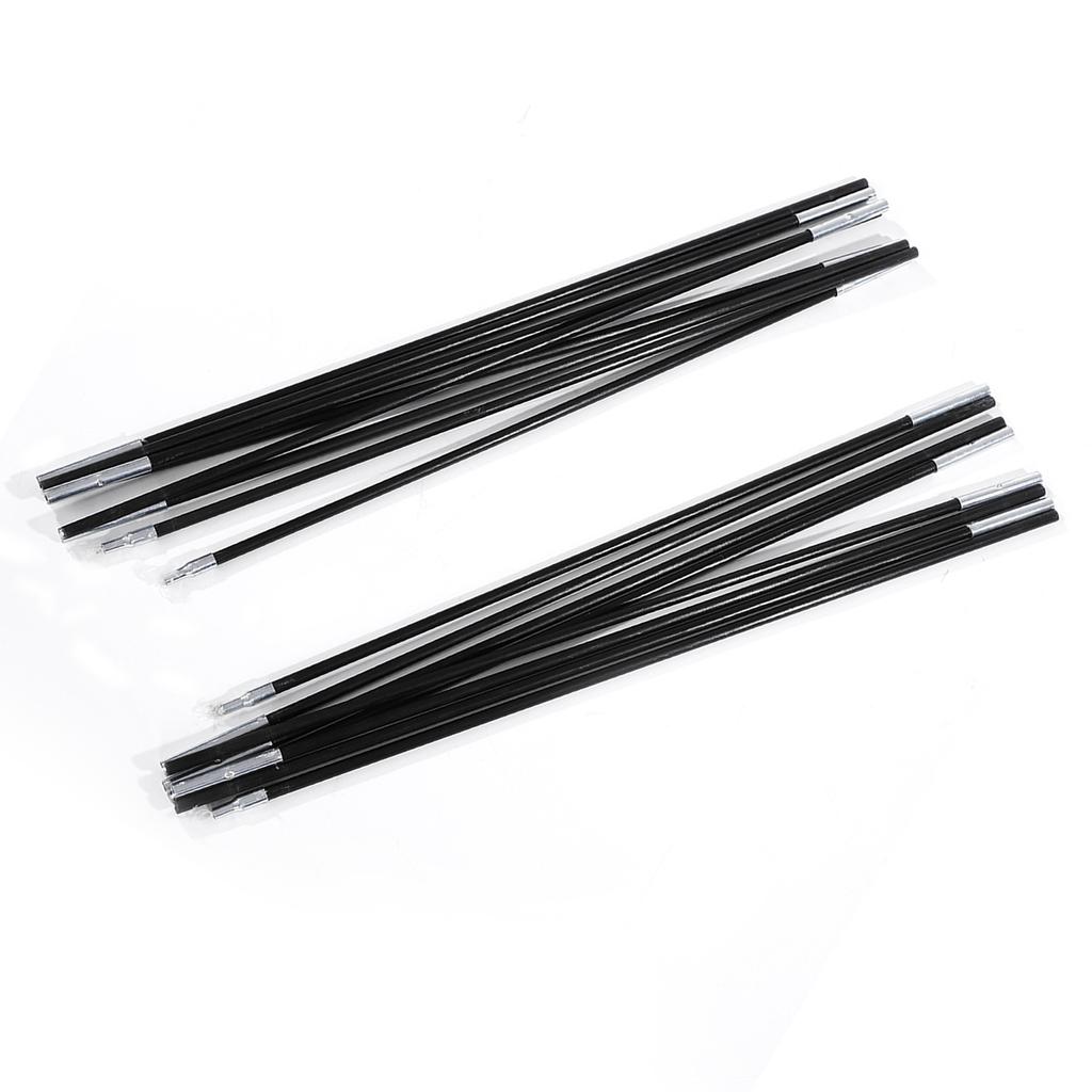 Комплект 4,48-метровых перекладин из стекловолокна для кемпинговой палатки, опорных стержней для уличных тентов